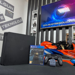 PlayStation 4 Slim 500GB Tek Kol + İnjustice 2 Oyun CD’si (İKİNCİ EL)