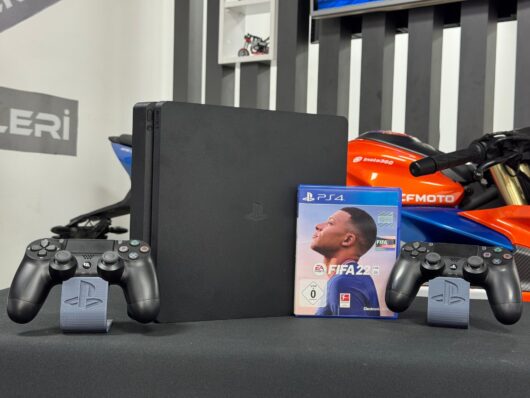 PlayStation 4 Slim 500GB Çift Kol + Fifa 22 Oyun CD’si (İKİNCİ EL) - Görsel 2
