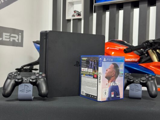 PlayStation 4 Slim 500GB Çift Kol + Fifa 22 Oyun CD’si (İKİNCİ EL) - Görsel 4