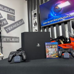 PlayStation 4 Pro 1TB Çift Kol + Grand Theft Auto 5 (Gta 5) Oyun CD’si (İKİNCİ EL)