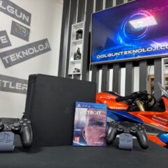 PlayStation 4 Slim 500GB Çift Kol + Detroit Oyun CD’si (İKİNCİ EL)