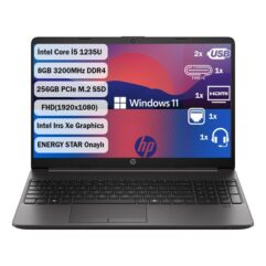 250 Intel Core i5 1235U 8GB 256GB SSD Windows 11 Home 15.6'' Taşınabilir Bilgisayar 9Y6U8AT