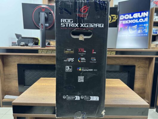 Asus ROG Strix XG32AQ 32" 175Hz 1ms Fast IPS 2K WQHD Gaming Monitör (KUTUSU AÇILMIŞ SIFIR) - Görsel 2