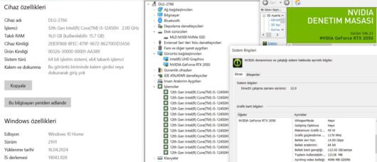 MSI Thin GF63 11UC-617XTR i5 11400H 8GB 512GB RTX3050 15.6" FHD - Görsel 10
