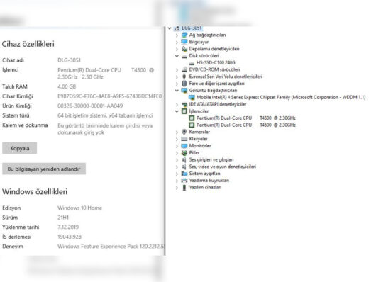 Lenovo Intel Pentium T4500 4GB RAM 240GB SSD 15.6" G550 (İKİNCİ EL) - Görsel 5