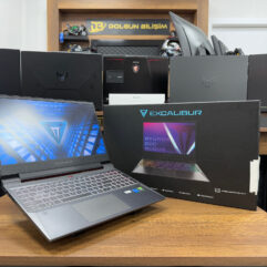 Casper Excalibur G870.1245-BVA0P-B Intel Core i5 12450H 16GB RAM 500GB SSD RTX4050 W11 15.6” FHD 144Hz (İKİNCİ EL)