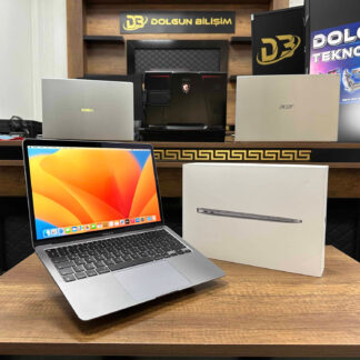 Apple MacBook Air M1 8GB RAM 256GB SSD macOS 13” QHD+ Uzay Grisi MGN63TU/A (İKİNCİ EL)