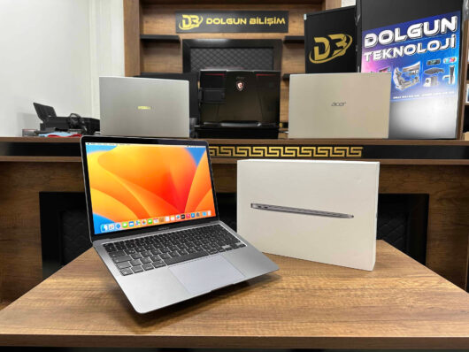 Apple MacBook Air M1 8GB RAM 256GB SSD macOS 13” QHD+ Uzay Grisi MGN63TU/A (İKİNCİ EL)