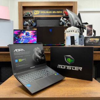 Monster Abra A5 V20.4.2 Intel Core i5 12450H 32GB RAM 1TB SSD RTX4050 15.6” FHD 144Hz (İKİNCİ EL)