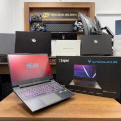 Casper Excalibur G870.1362-BFB0X-B Intel Core i7 13620H 16GB RAM 1TB SSD RTX4060 15.6” FHD 144Hz (İKİNCİ EL)