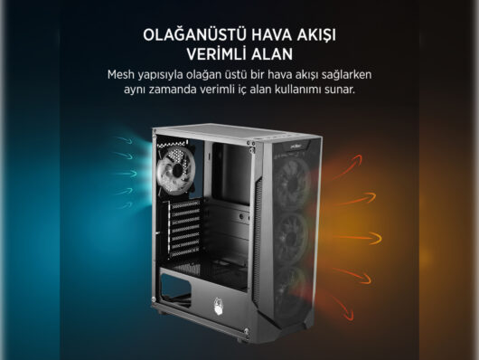 James Donkey Helix H800 | AMD Ryzen 5 8400F | 1 x 16 GB DDR5 | ASUS RTX 5060Ti 8 GB | 1 TB SSD - Görsel 2