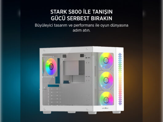 James Donkey Stark S800 | AMD Ryzen 7 5700 | 2 x 8 GB DDR4 | GAINWARD RTX5060 8 GB | 1 TB SSD - Görsel 2