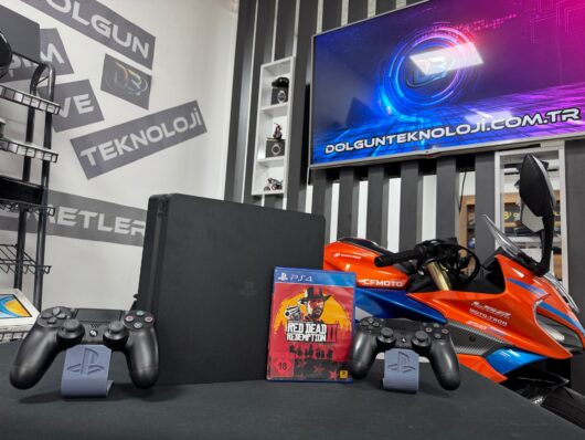 PlayStation 4 Slim 1TB Çift Kol + Mortal Kombat XL Oyun CD’si (İKİNCİ EL)