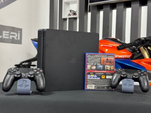 PlayStation 4 Slim 1TB Çift Kol + Mortal Kombat XL Oyun CD’si (İKİNCİ EL) - Görsel 5