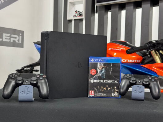 PlayStation 4 Slim 500GB Çift Kol + Mortal Kombat XL Oyun CD’si (İKİNCİ EL) - Görsel 2