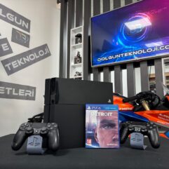 PlayStation 4 Fat 500GB Çift Kol + Detroit Oyun CD’si (İKİNCİ EL)