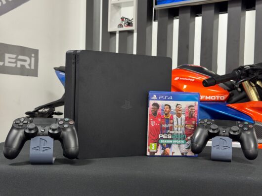 PlayStation 4 Slim 500GB Çift Kol + Pes 2021 Oyun CD’si (İKİNCİ EL) - Görsel 2