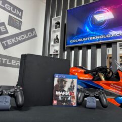 PlayStation 4 Slim 500GB Çift Kol + Mafia 3 Oyun CD’si (İKİNCİ EL)