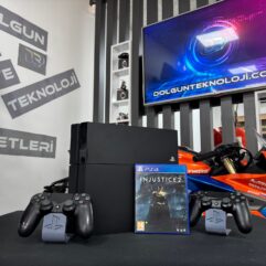 PlayStation 4 Fat 500GB Çift Kol + Uncharted 4 Oyun CD’si (İKİNCİ EL)