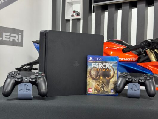 PlayStation 4 Slim 500GB Çift Kol + Far Cry Primal Oyun CD’si (İKİNCİ EL) - Görsel 2