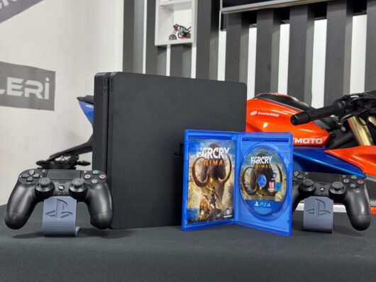 PlayStation 4 Slim 500GB Çift Kol + Far Cry Primal Oyun CD’si (İKİNCİ EL) - Görsel 3