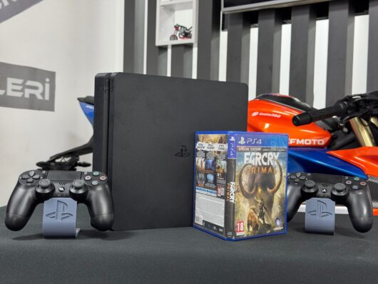 PlayStation 4 Slim 500GB Çift Kol + Far Cry Primal Oyun CD’si (İKİNCİ EL) - Görsel 4