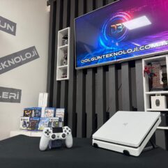 PlayStation 4 Slim Beyaz 500GB Tek Kol (İKİNCİ EL)