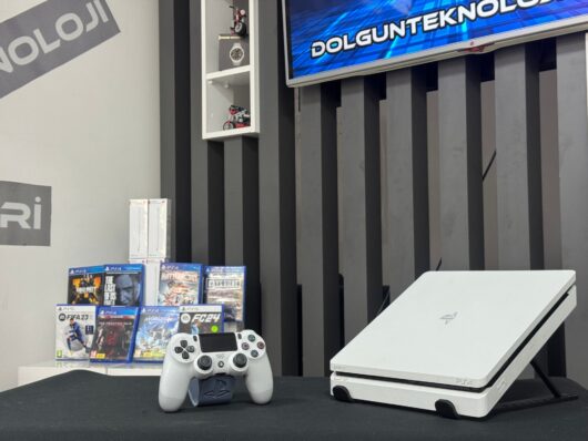 PlayStation 4 Slim Beyaz 500GB Tek Kol (İKİNCİ EL) - Görsel 2