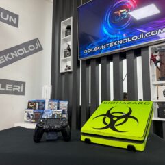 PlayStation 4 Slim 1TB Tek Kol Biohazard Kaplama (İKİNCİ EL)