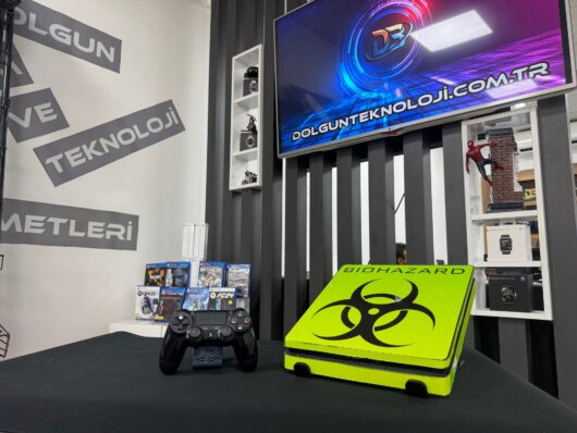 PlayStation 4 Slim 1TB Tek Kol Biohazard Kaplama (İKİNCİ EL)