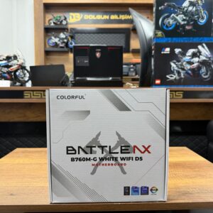 COLORFUL BATTLE-AX B760M-G Beyaz WIFI DDR5 7600MHz mATX Anakart