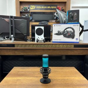 HyperX Quadcast S RGB Oyuncu Mikrofonu (İKİNCİ EL)